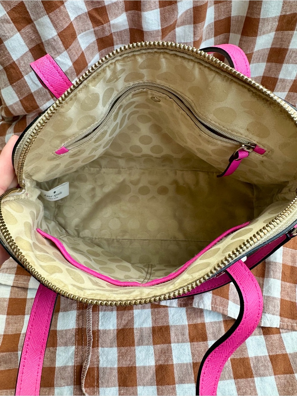 Kate Spade New York Colorblock Satchel & Matching Zip Wallet Set - Picture 6 of 8